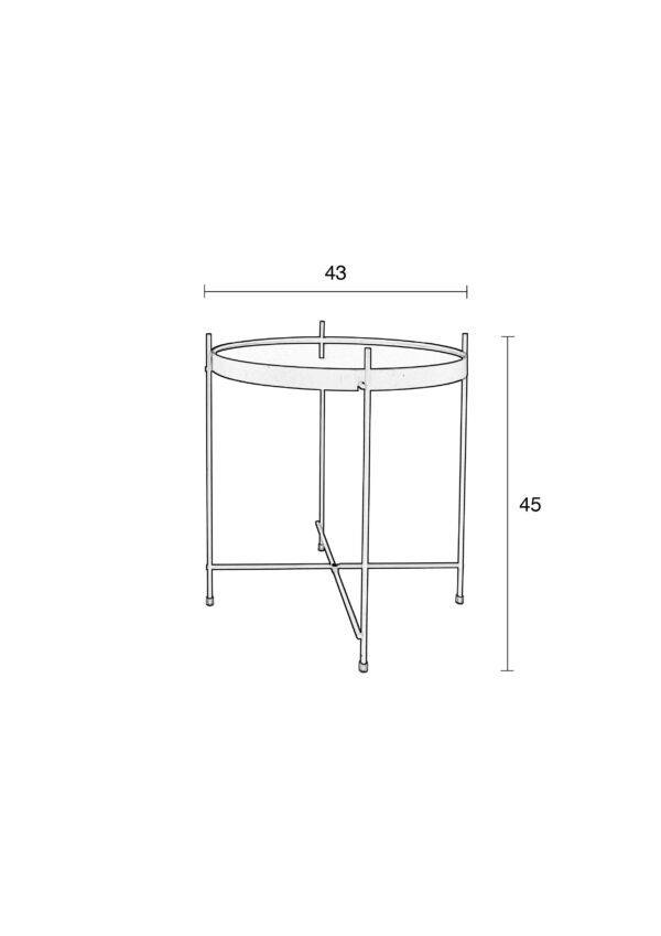 Cupid Marble side table - Image 8