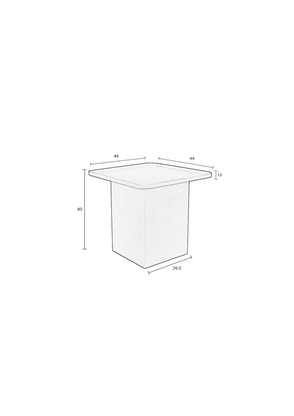 SIDE TABLE SVERRE SQUARE - Image 7