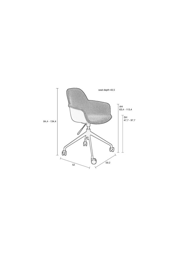 OFFICE ARMCHAIR ALBERT KUIP - Image 8