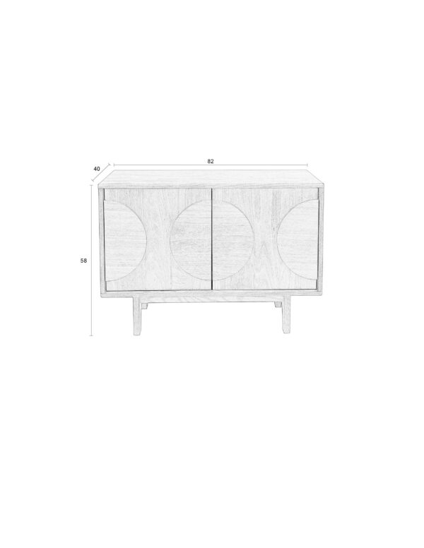 Sideboard Groove 2 Doors Natural - Image 10