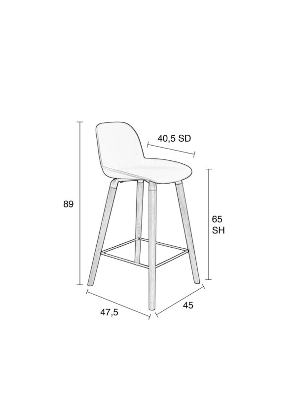 ALBERT KUIP COUNTER STOOL - Image 61