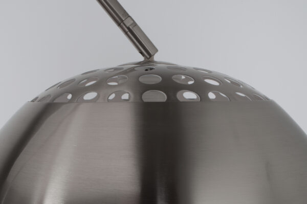 FLOOR LAMP METAL BOW SILVER - Image 4