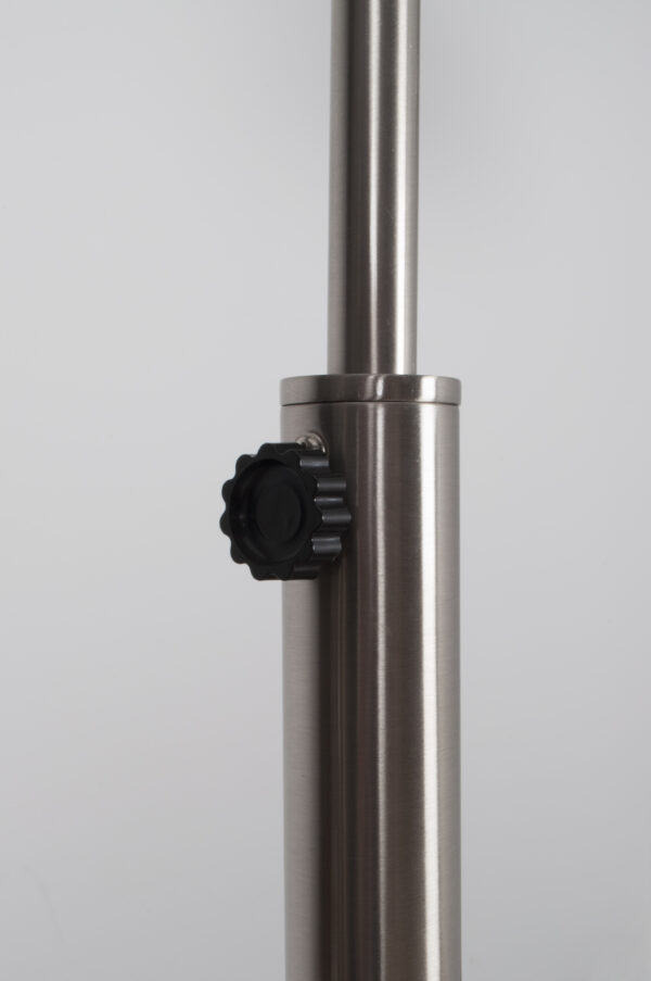 FLOOR LAMP METAL BOW SILVER - Image 5