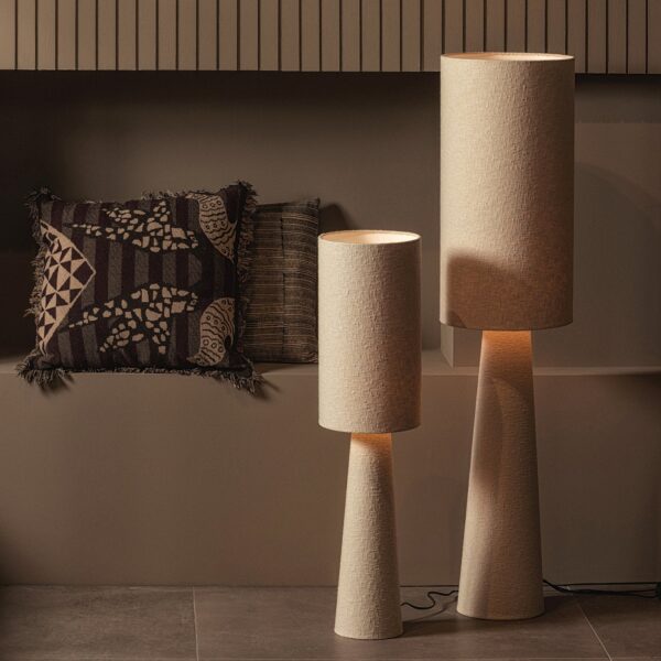 Loft table lamp metalbouclé natural 90xø22cm - Image 4