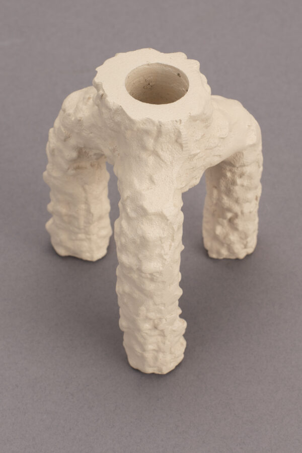 Candle Holder L Cruz Beige