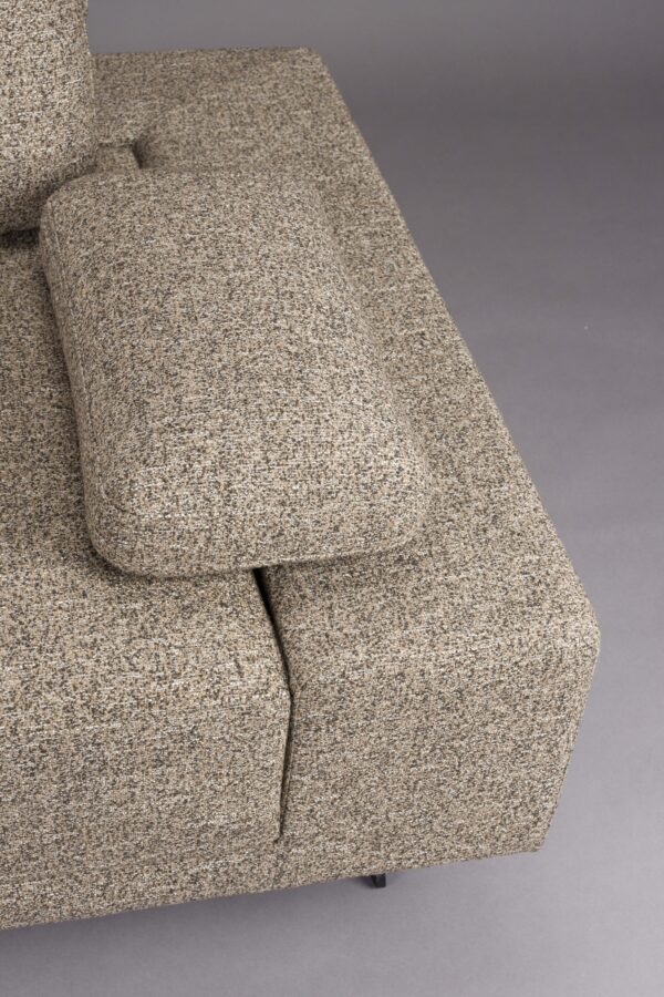 Sofa Shelly Cinnamon Right Chaise Lounge/Left /Off-White - Image 6