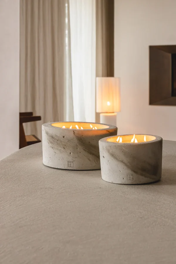 Urban Indoor Candle Large - ecru - Image 4