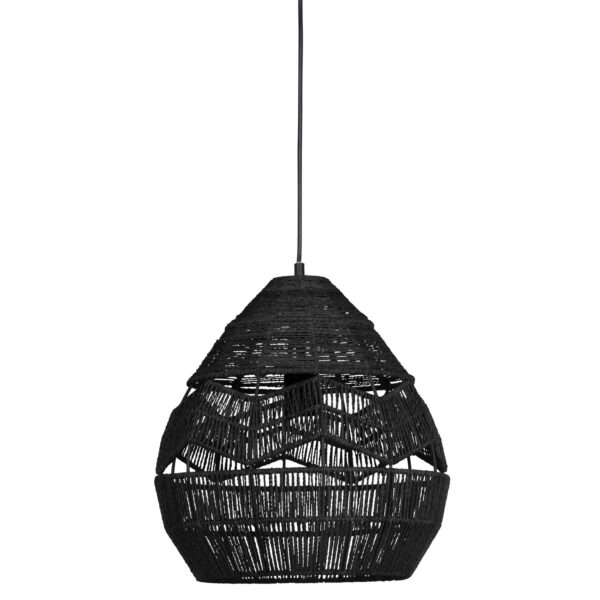 ADELAIDE HANGING LAMP BLACK Ø35CM