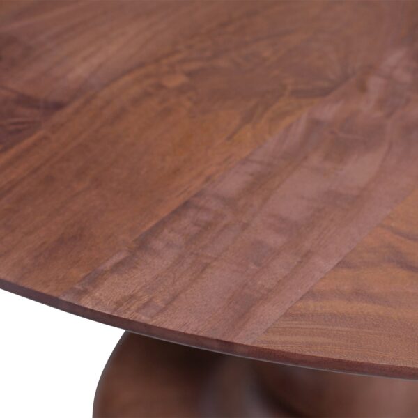 BLANCO DINING TABLE Ø120CM MANGO BLACK/MANGO WALNUT - Image 4