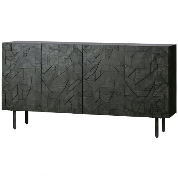 COUNTER SIDEBOARD WOOD BLACK - Image 6