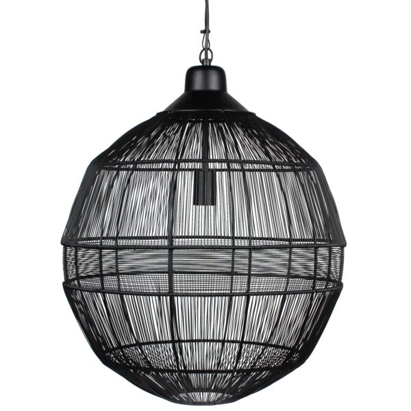 ENES HANGING LAMP METAL BLACK