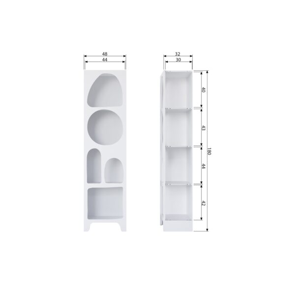 CAZ CABINET SMALL WHITE - Image 2