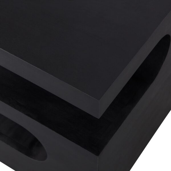 TOMA SIDE TABLE MANGO WOOD BLACK - Image 2