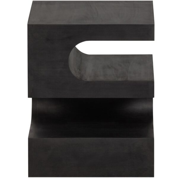 TOMA SIDE TABLE MANGO WOOD BLACK - Image 3