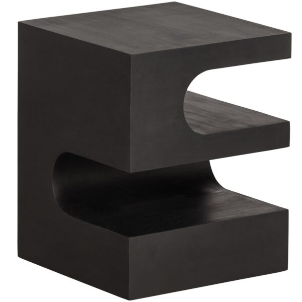 TOMA SIDE TABLE MANGO WOOD BLACK - Image 4