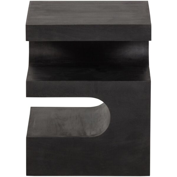 TOMA SIDE TABLE MANGO WOOD BLACK - Image 5