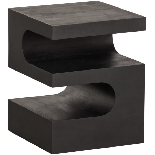 TOMA SIDE TABLE MANGO WOOD BLACK