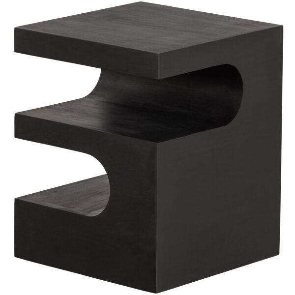 TOMA SIDE TABLE MANGO WOOD BLACK - Image 8