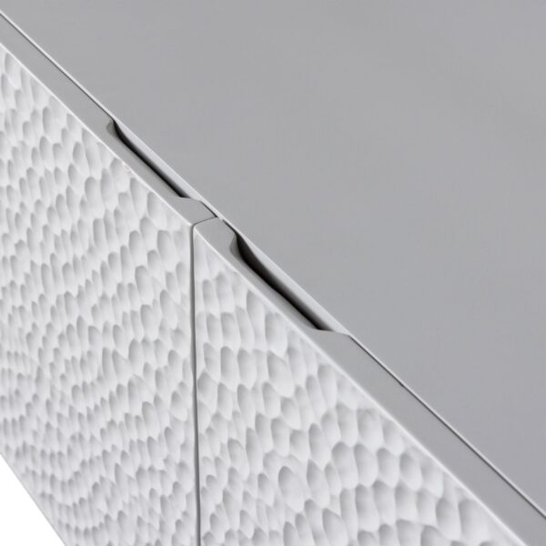 CARVED ORGANIC TV UNIT MIST - Image 2