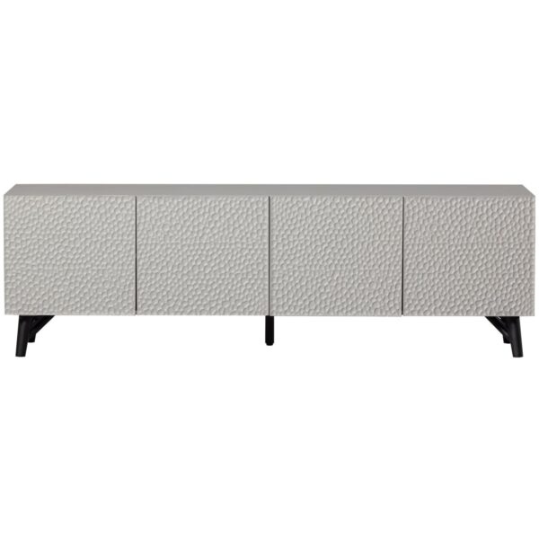CARVED ORGANIC TV UNIT MIST