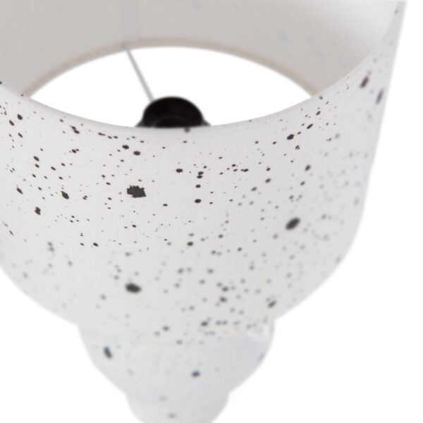 HOED TABLE LAMP METAL WHITE/BLACK - Image 2