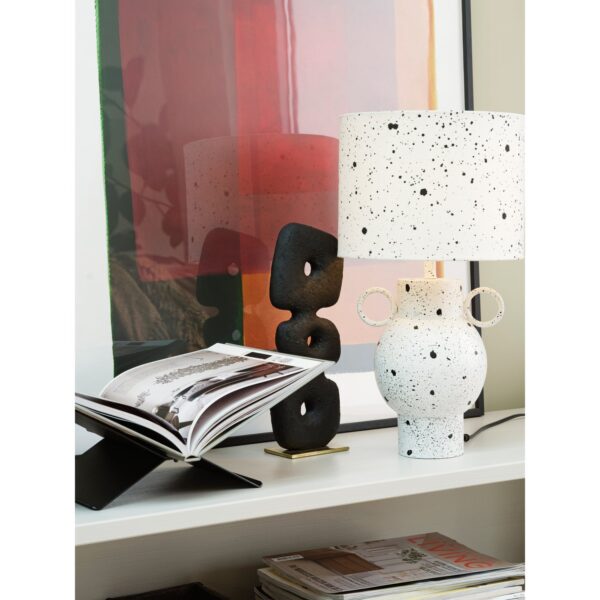HOED TABLE LAMP METAL WHITE/BLACK - Image 3