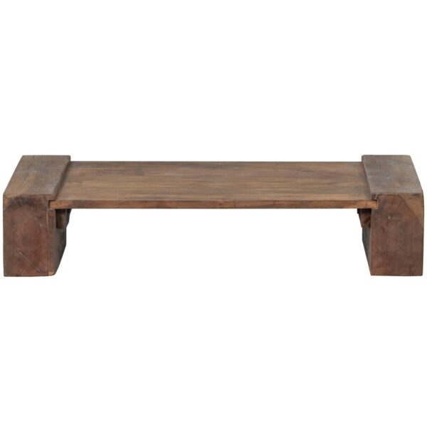 CUNO COFFEE TABLE LOW WOOD DARK BROWN