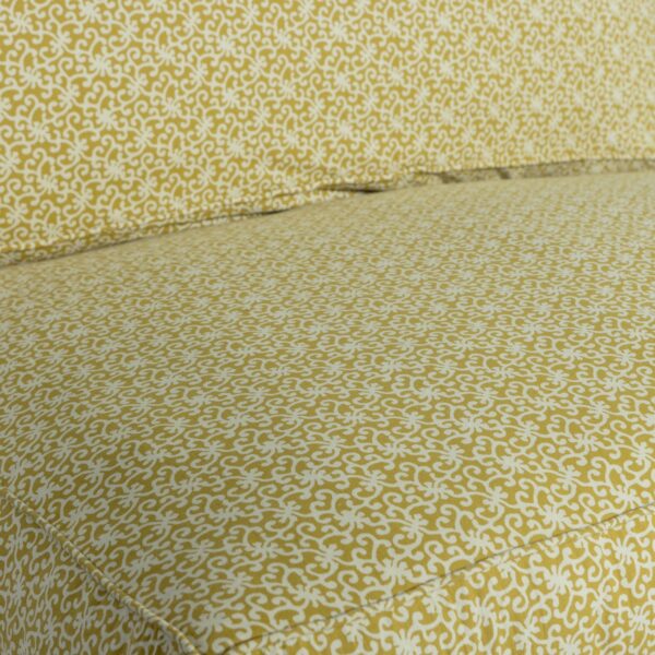 SET - SNOOZE SEAT/BACK GARDEN CUSHION 90CM OCHRE - Image 7
