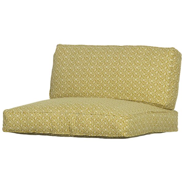 SET - SNOOZE SEAT/BACK GARDEN CUSHION 90CM OCHRE