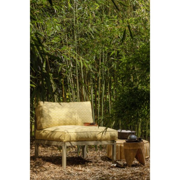 SET - SNOOZE SEAT/BACK GARDEN CUSHION 90CM OCHRE - Image 4