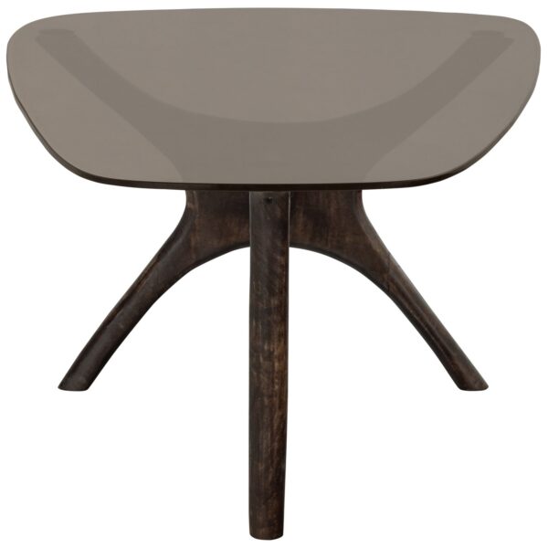 FLASH COFFEE TABLE MANGO WOOD/GLASS WALNUT - Image 4