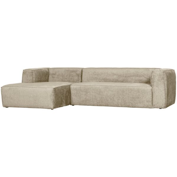 BEAN CORNER SOFA LEFT STRUCTURE VELVET BUTTERMILK - Image 5