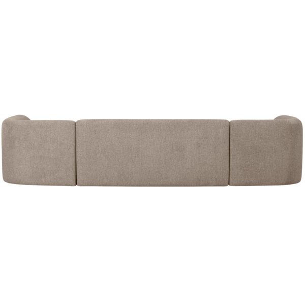 SLOPING U-SHAPE SOFA NATURAL MELANGE - Image 2