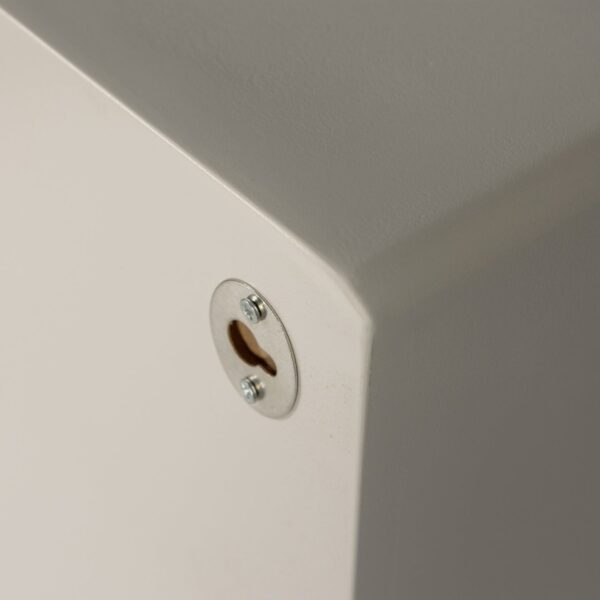 NOAM WALL DECO HALF ROUND WOOD DUST 15x35x24CM - Image 3