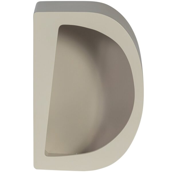 NOAM WALL DECO HALF ROUND WOOD DUST 15x35x24CM