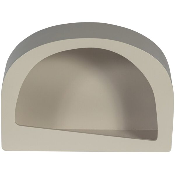NOAM WALL DECO HALF ROUND WOOD DUST 15x35x24CM - Image 5