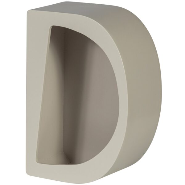 NOAM WALL DECO HALF ROUND WOOD DUST 15x35x24CM - Image 6
