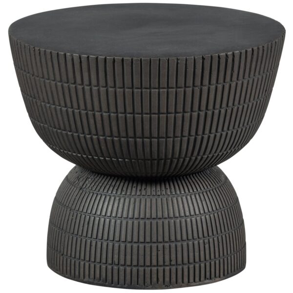 SAMSON COFFEE TABLE CONCRETE LOOK COFFEE 35xØ40CM