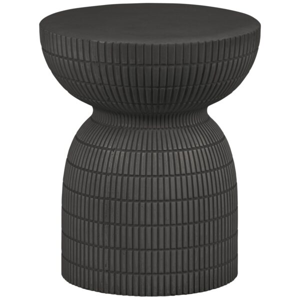 SAMSON COFFEE TABLE CONCRETE LOOK COFFEE 44xØ37CM