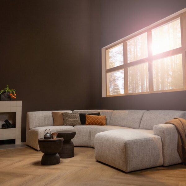 SAMSON COFFEE TABLE CONCRETE LOOK COFFEE 44xØ37CM - Image 3