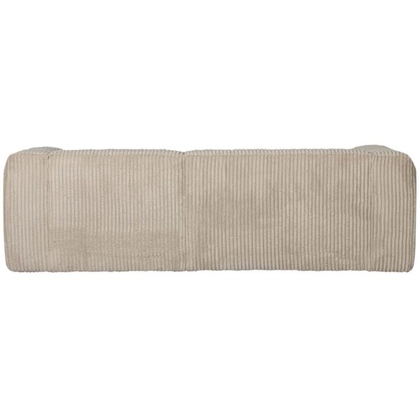 BEAN CHAISE LONGUE RIGHT HEFTY RIBCORD TRAVERTIN - Image 2