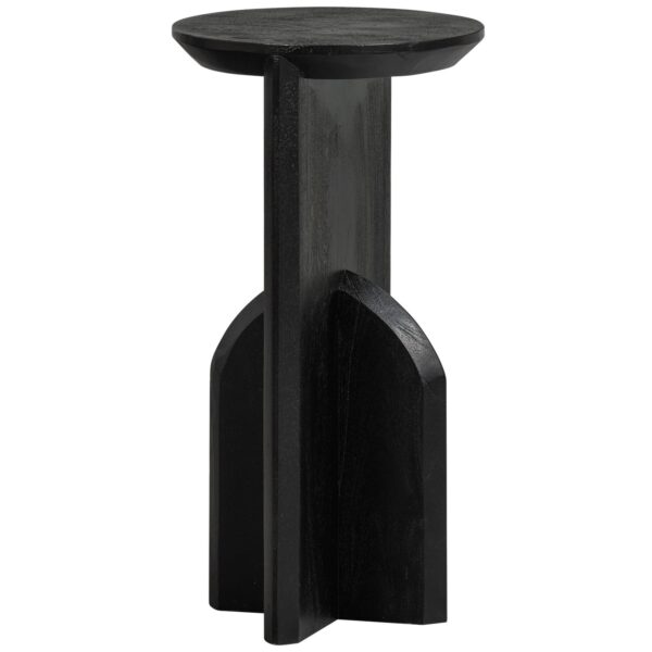 KIONI SMALL SIDE TABLE ACACIA DARK BLACK - Image 3