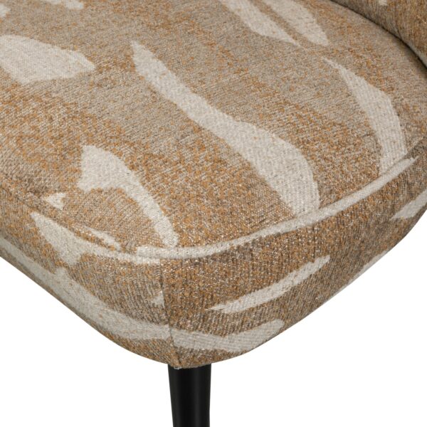 SARA ARMCHAIR WOVEN FABRIC CAMOUFLAGE PATTERN GREEN - Image 6