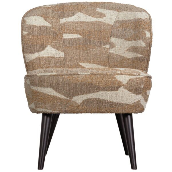 SARA ARMCHAIR WOVEN FABRIC CAMOUFLAGE PATTERN GREEN - Image 4
