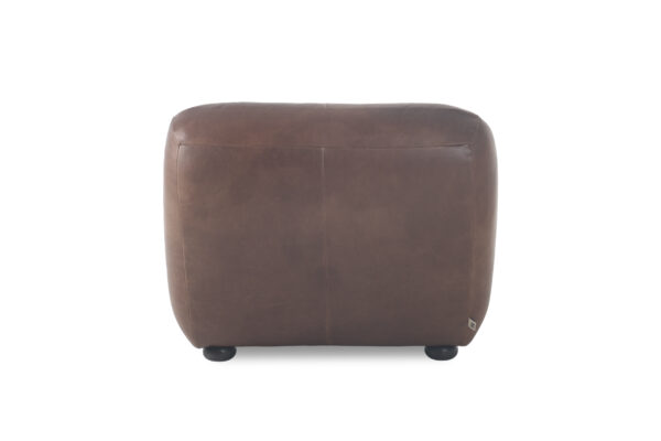 Lounge Chair Wyatt Wax Leather Chocolate/Cognac - Image 5