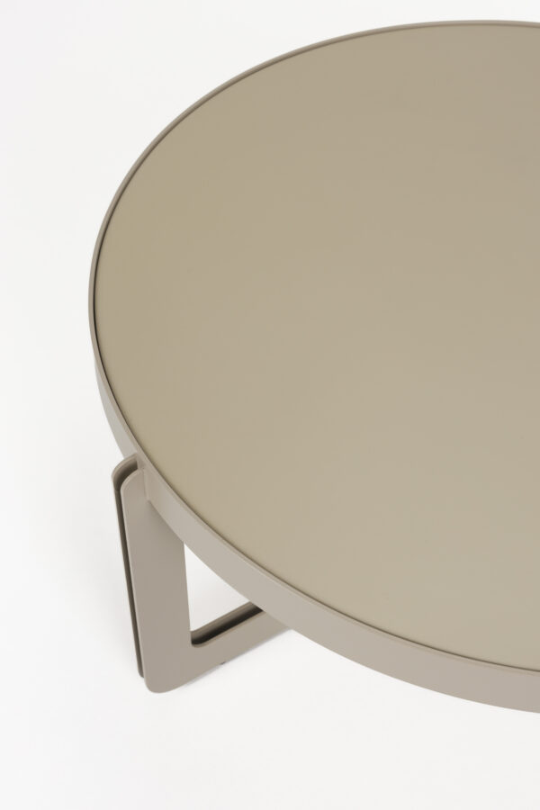 Coffee Table Centre Round Black/Beige - Image 11