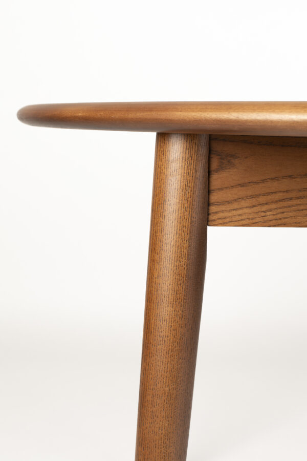 Table Twist Round Oak/Walnut - Image 4