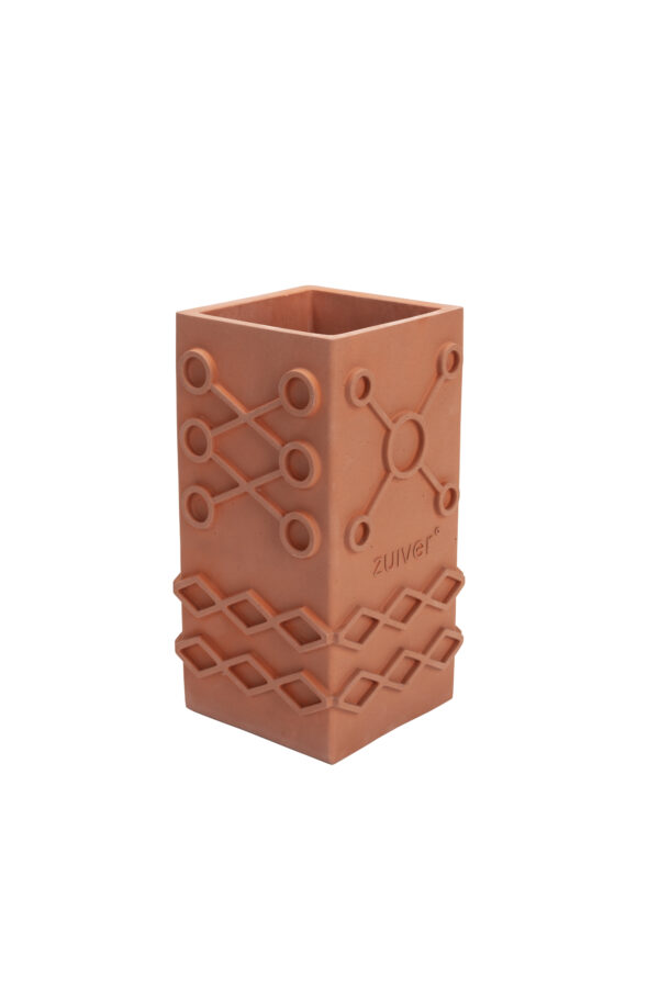 Vase Graphic Square Grey - Image 7