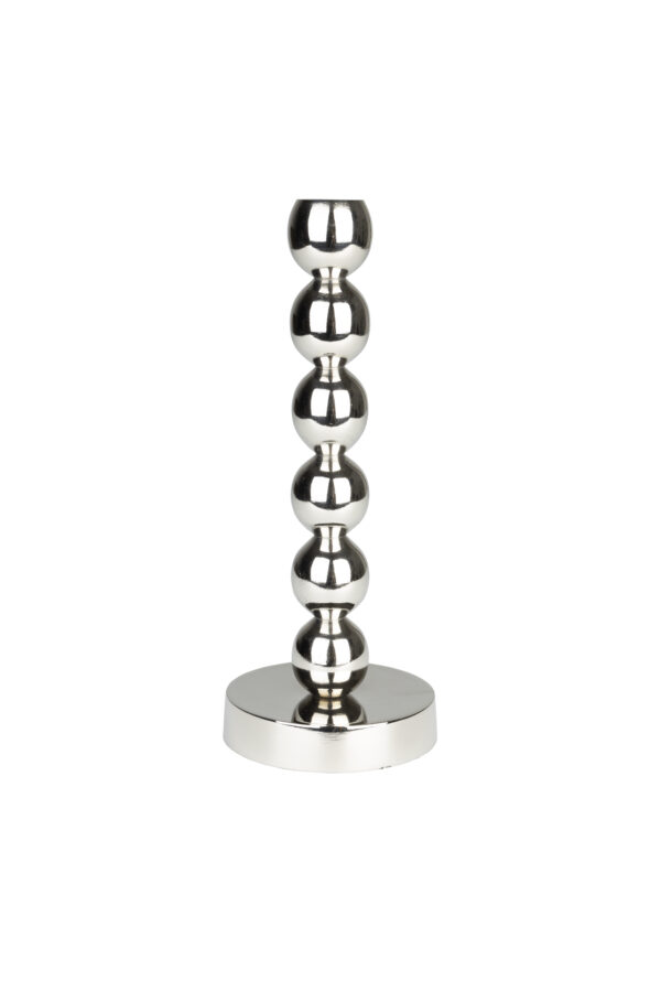 Candle Holder Bubbles One Shine Silver/Beige/Lilac
