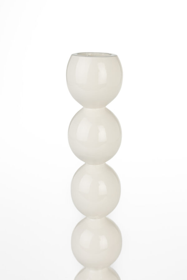 Candle Holder Bubbles One Shine Silver/Beige/Lilac - Image 6